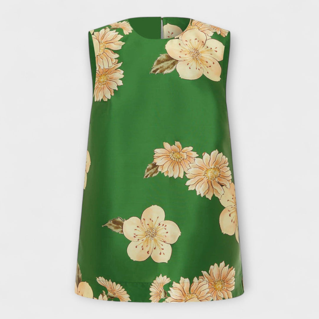 Clea - Bezramenný overal v barvě šalvěje