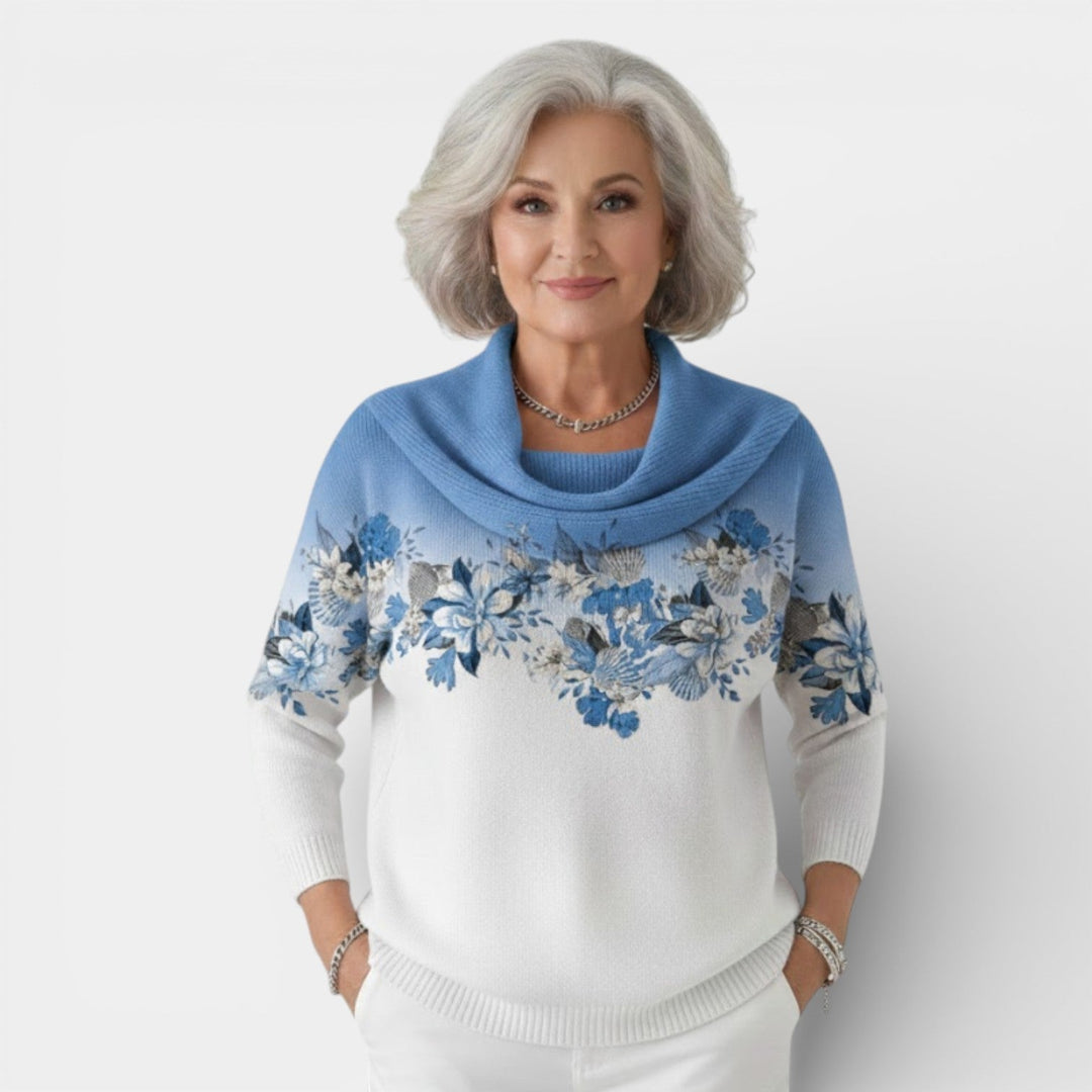 Elara | Ultra-hřejivý svetr s ozdobným límcem