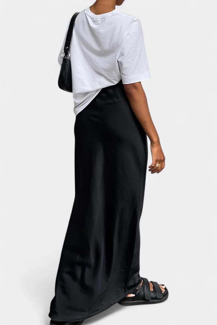 Fable | Maxi užitková sukně s jednoduchým designem a upraveným stylem
