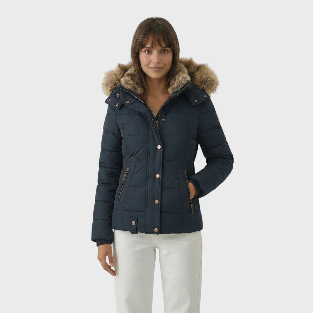 Lucie | Zimní bunda s kožíškovou podšívkou