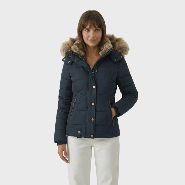 Lucie | Zimní bunda s kožíškovou podšívkou