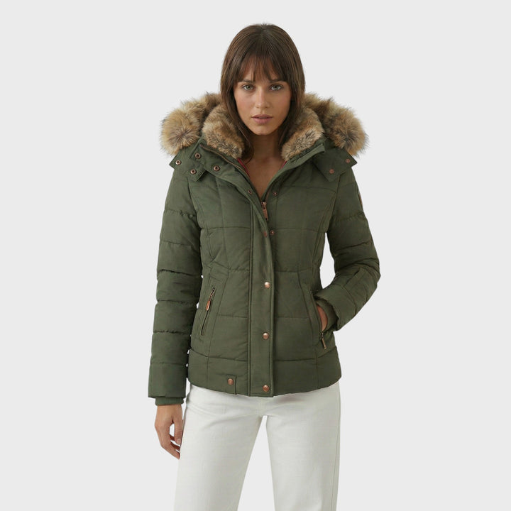Lucie | Zimní bunda s kožíškovou podšívkou