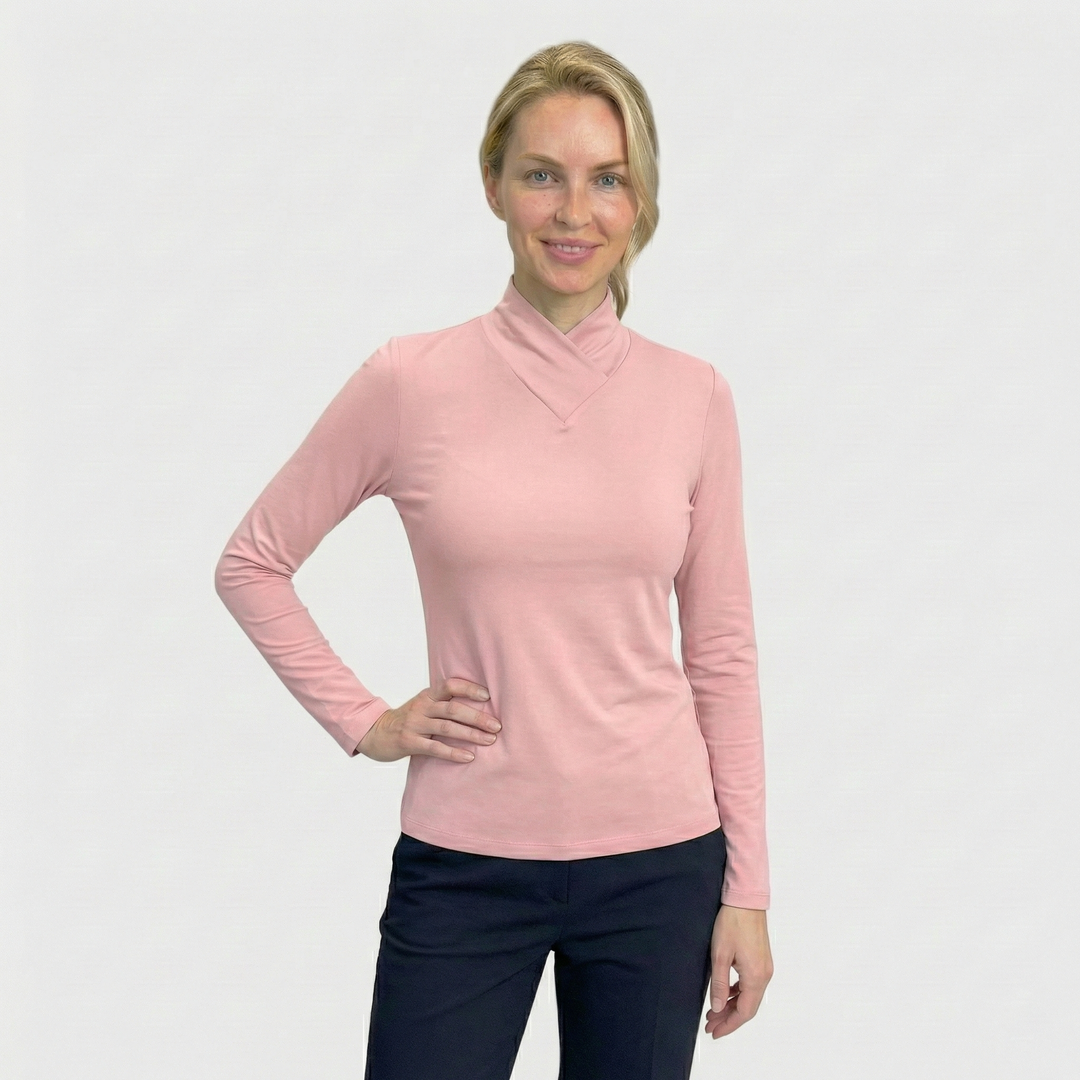 Amalia | Top s architektonickým límcem