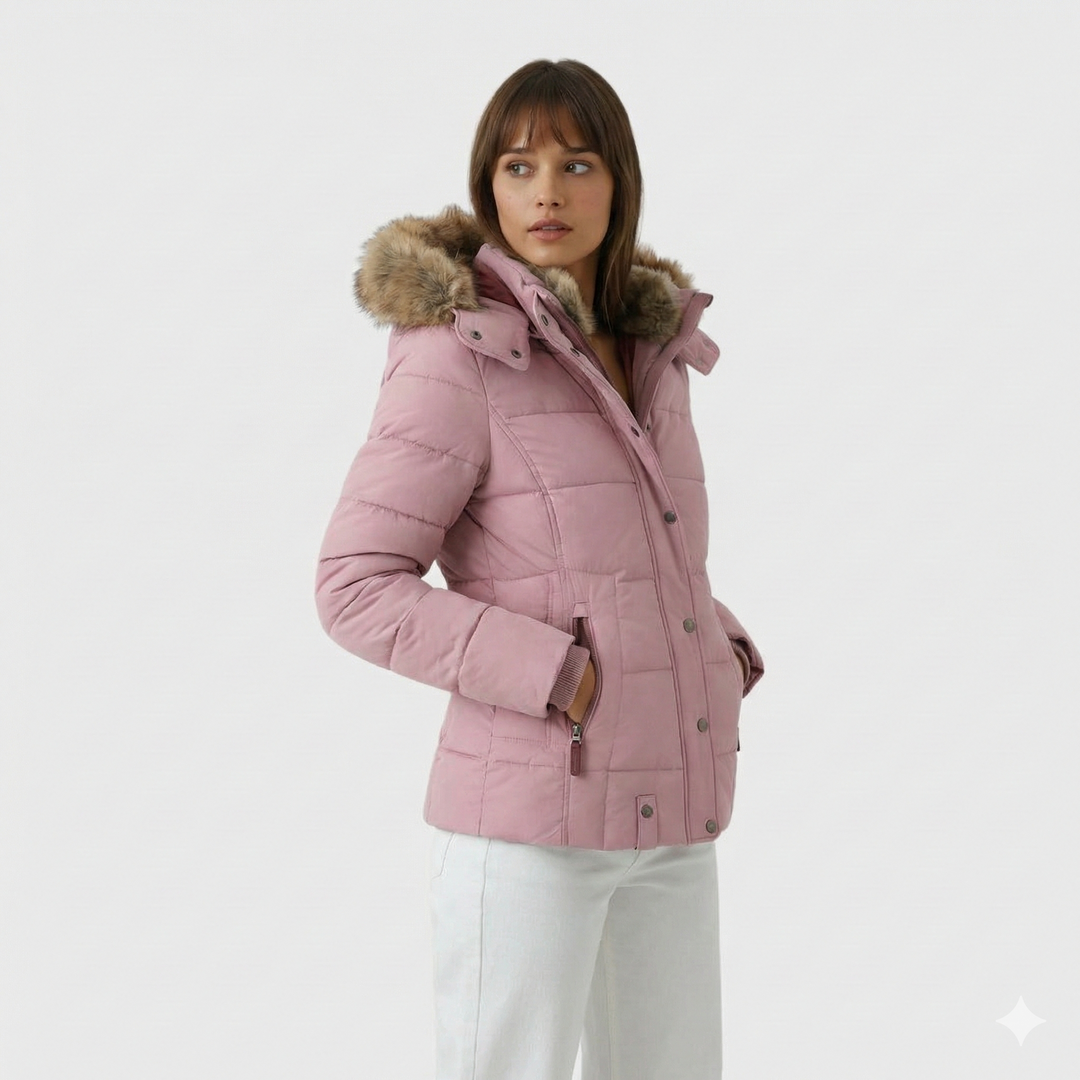 Lucie | Zimní bunda s kožíškovou podšívkou