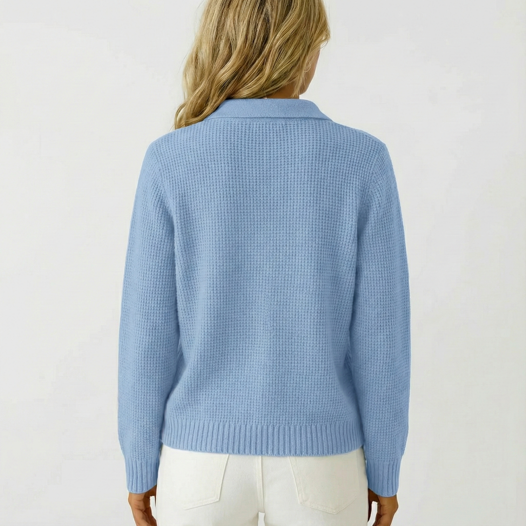 Livia – Pletená vesta s jemnou strukturou