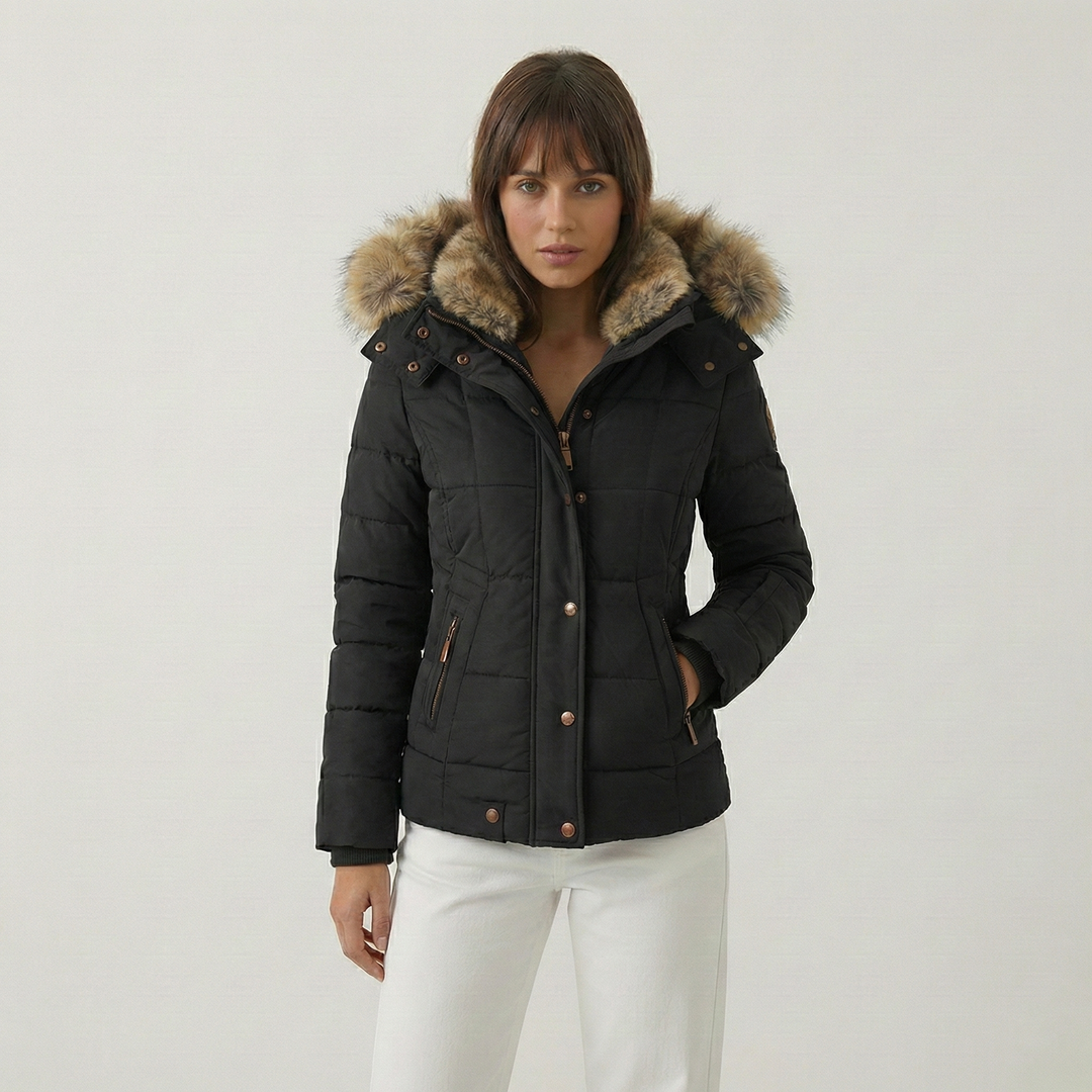 Lucie | Zimní bunda s kožíškovou podšívkou
