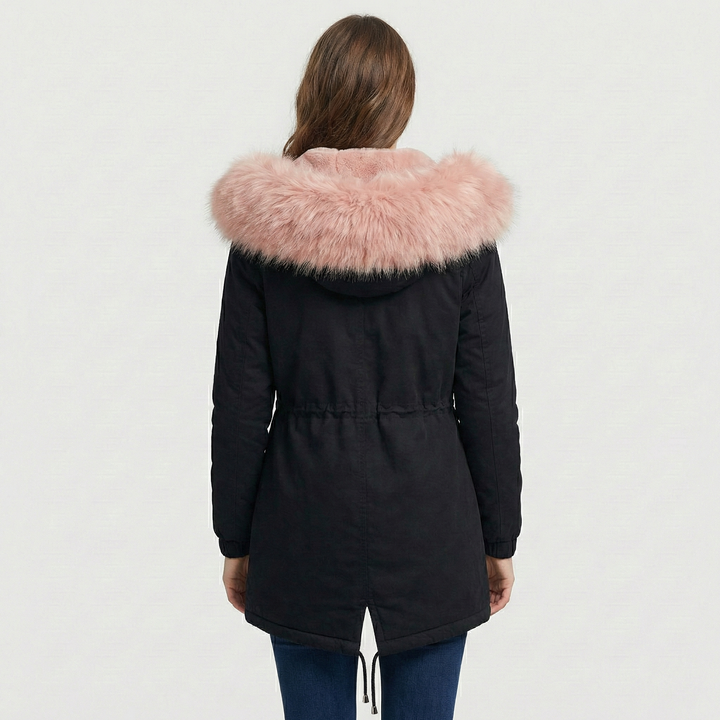 Adéla | Parka s akcentem z umělé kožešiny