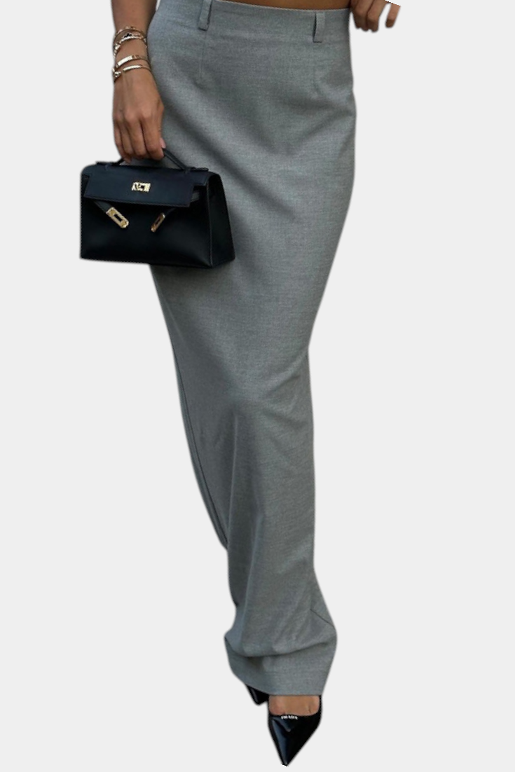 Sherrie | Sukně s vysokým pasem a rozparkem vzadu