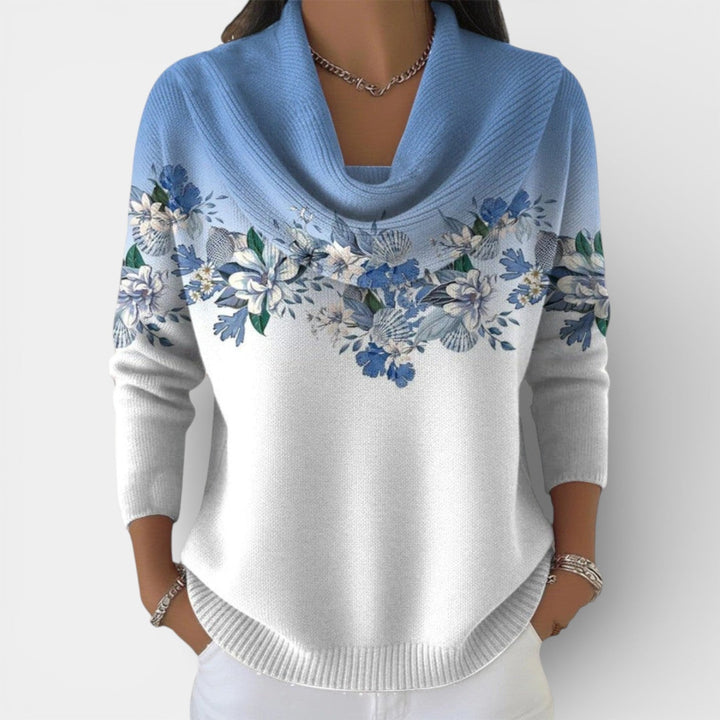 Elara | Ultra-hřejivý svetr s ozdobným límcem