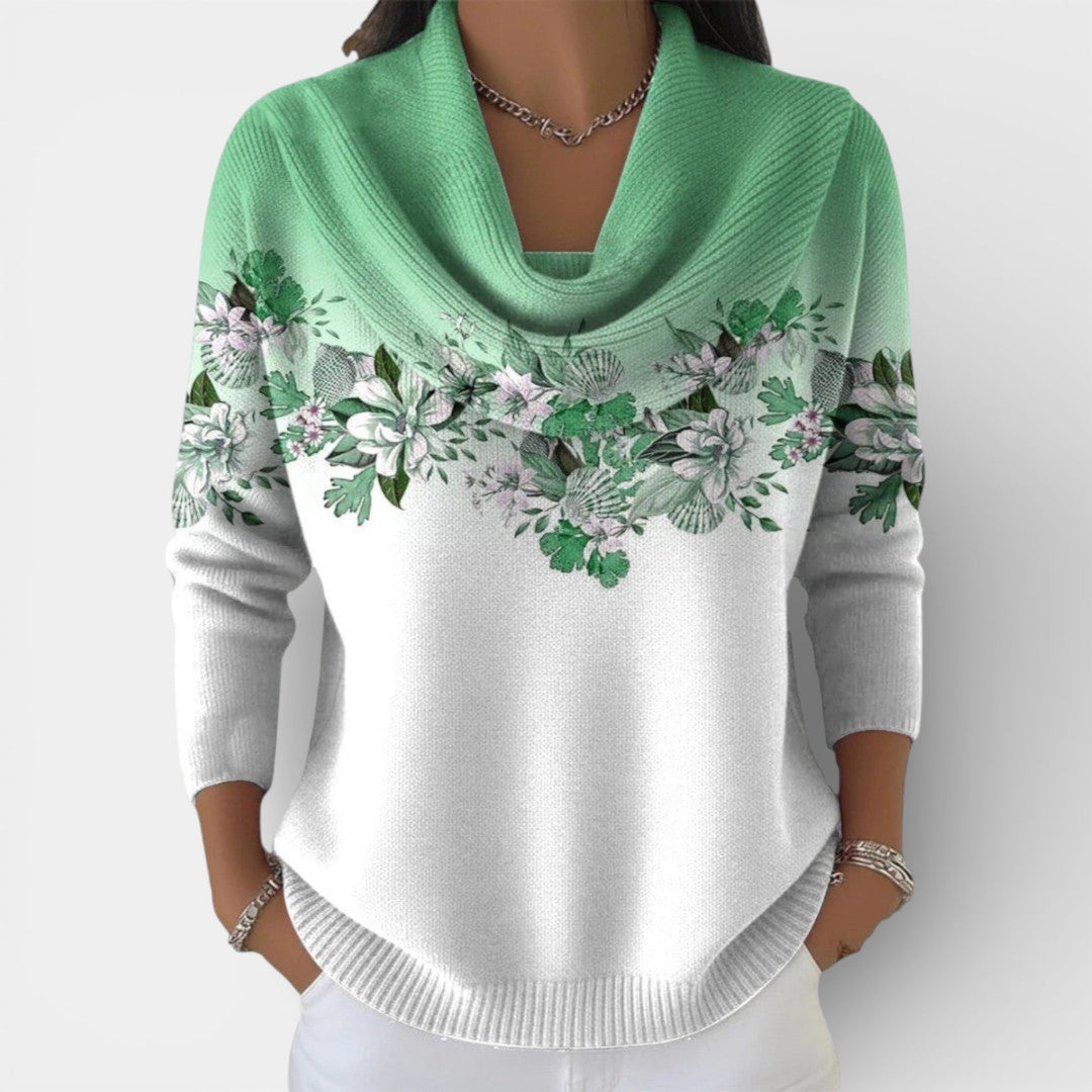 Elara | Ultra-hřejivý svetr s ozdobným límcem