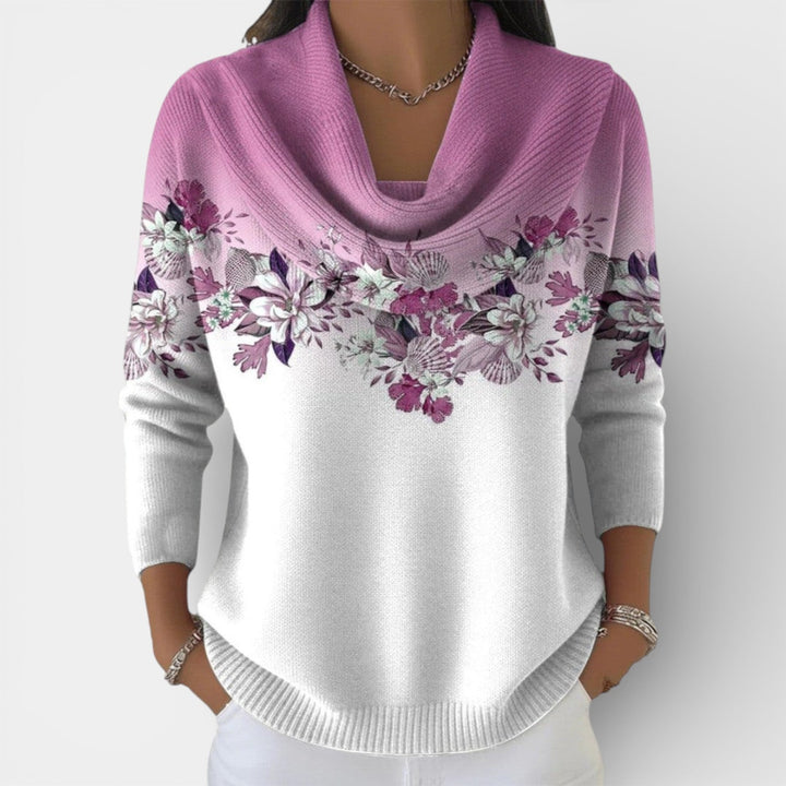 Elara | Ultra-hřejivý svetr s ozdobným límcem