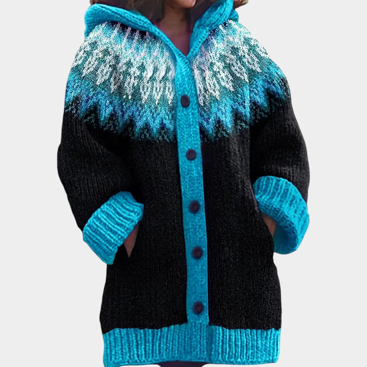 Klára - Ležérní kardigan s kapucí