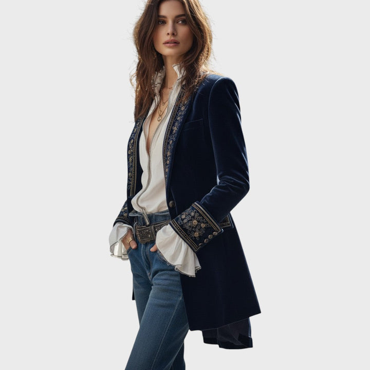 Nuria - Elegantní sametová bunda