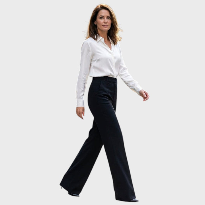 Karolína - Elegantní kalhoty s vysokým pasem