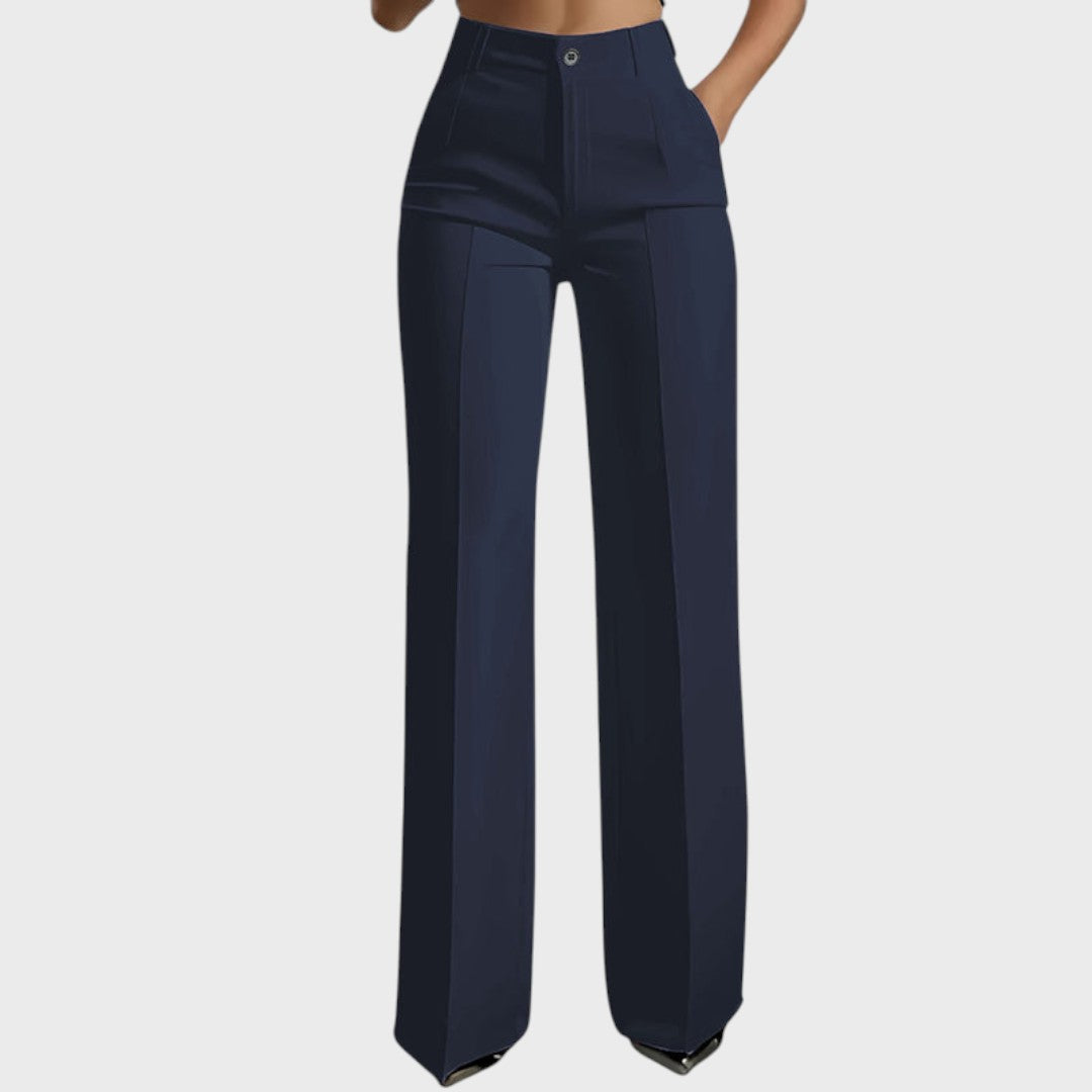 Karolína - Elegantní kalhoty s vysokým pasem